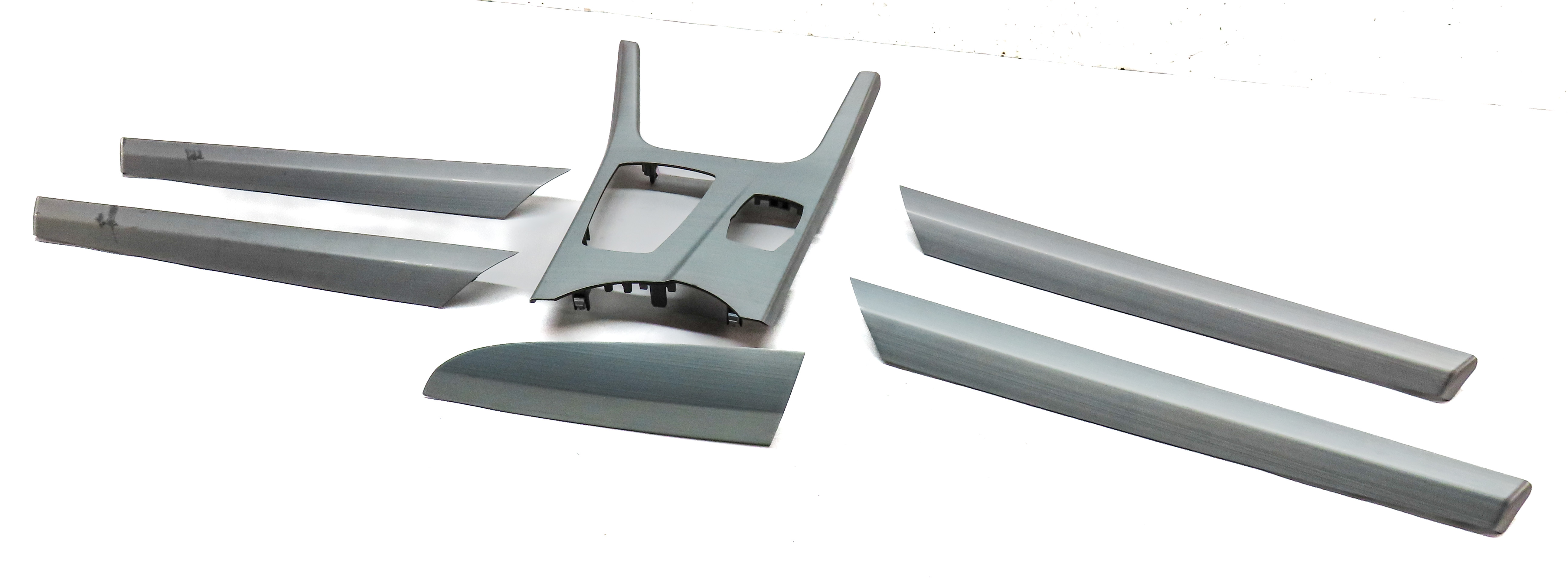 2014 BMW X3 (F25) INTERIOR DASH DOOR CONSOLE TRIM SET/6 (ALUMINUM) — exact item pictured